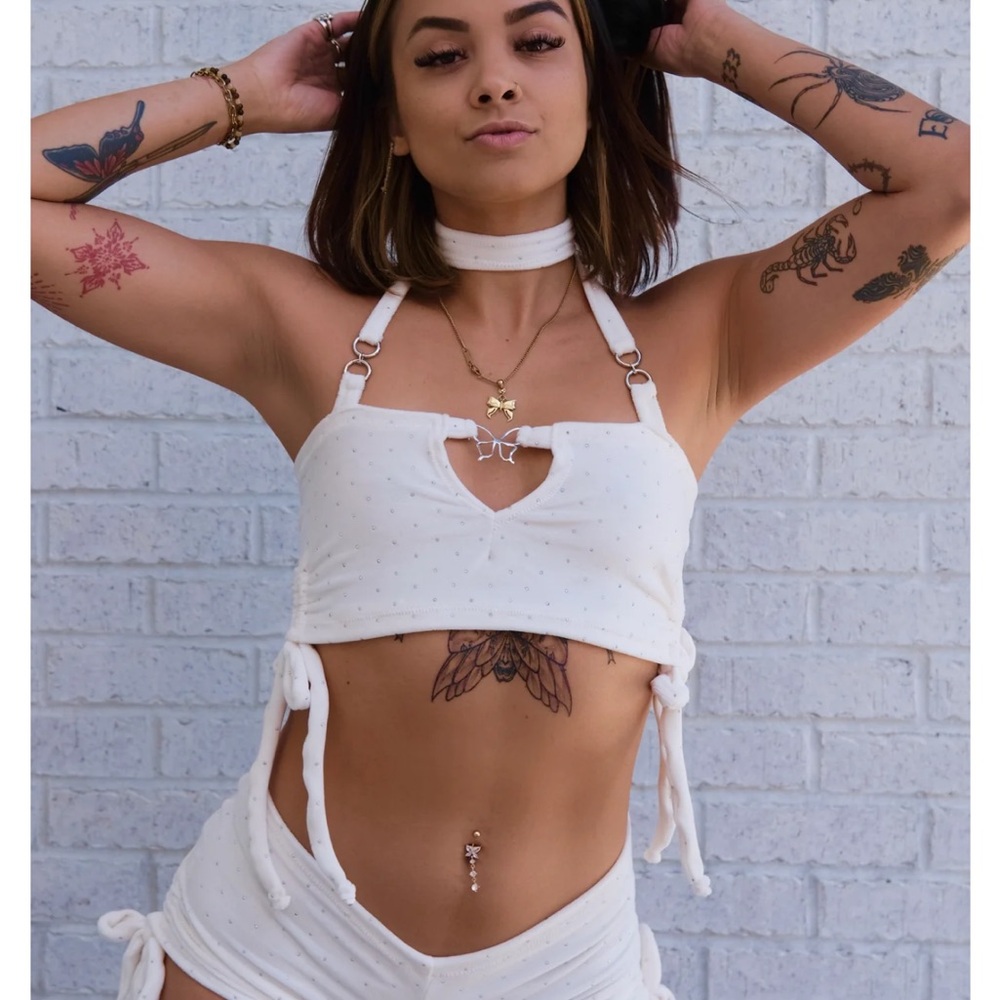 Euphoric Ravewear Cream Dreamwave Diva set